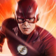The Flash, without a chin strap!